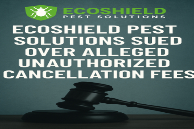 EcoShield Pest Solutions Sued Over Alleged Unauthorized Cancellation Fees
