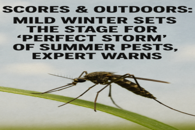 SCORES & OUTDOORS: Mild winter sets the stage for “perfect storm” of summer pests, expert warns