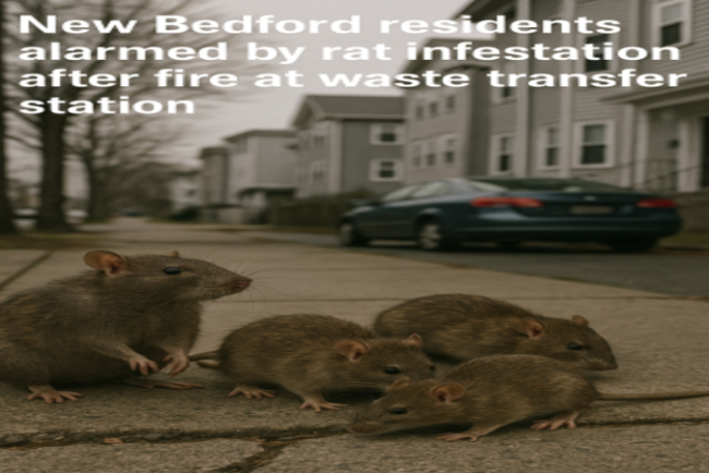 New Bedford residents alarmed by rat infestation after fire at waste transfer station